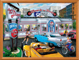 MasterPieces 550 Piece Jigsaw Puzzle for Adults, Family, Or Youth - Rock & Rolla Diner - 18"x24" - Nostalgic Retro Jigsaw Puzzle Masterpieces