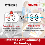 SINCHI 3-10 mil Commercial Laminating Machine, Heavy Duty, Never Jam, 48-Second Warm-up, 40 Inches/Minute, 13-Inch Thermal Laminator Machine with Laminating Sheets for Office and School SINCHI