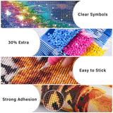 Lxmsja Moon Diamond Art Kits for Adults, Starry Night DIY Full Drill Diamond Painting Kits for Beginners, 5D Gem Art Crafts for Adults, Home Wall Decor 12x16 inch Lxmsja