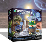 Discovery #MINDBLOWN DIY Terrarium Grow Kit, Fast-Growing Indoor Mini Garden, Create A Living Ecosystem, Includes Sand, Seeds, Potting Mix, Stones and More Discovery Kids