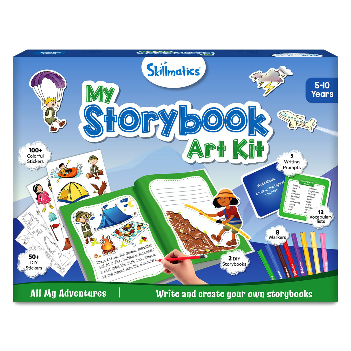 Skillmatics Storybook Art Kit All My Adventures & Fun with Foam Underwater Animals Bundle, Gifts for Toddlers, Girls & Boys Ages 5, 6, 7, 8, 9, 10 Skillmatics