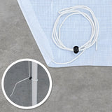 BenefitUSA 10'x20' Carport Replacement Canopy Garage Top Tarp Shelter Cover, Canopy ONLY (w/Edge) Benefit