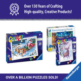 Ravensburger - CreArt - Night Before Christmas - Paint by Number Kit - Exciting Scene with Santa in his Sleigh and Reindeer - Premium Paints for That Magical Quality - Ages 7+ Ravensburger