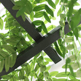 Outsunny 82'' Decorative Metal Garden Trellis Arch with Durable Steel Tubing & Elegant Scrollwork, Perfect for Weddings Outsunny