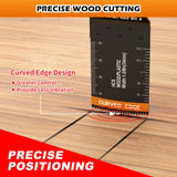 AMZWEI 30 PCS Oscillating Saw Blades, Professional Universal Titanium Multitool Blades for Wood Metal, Quick Release Multi Tool Blades Kits Compatible with Dewalt Ryobi Milwaukee Rockwell Fein AMZWEI