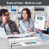 SINCHI 3-5 Mil, 13-Inch Thermal Laminator Machine, 40 Second Warm-Up, 20 inches/Minute, Includes Laminating Sheets, Paper Trimmer & Corner Rounder, Jam Release, Auto Shutoff, for Office, School, Home SINCHI