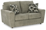 Signature Design by Ashley Cascilla Casual Loveseat, Light Gray Signature Design by Ashley