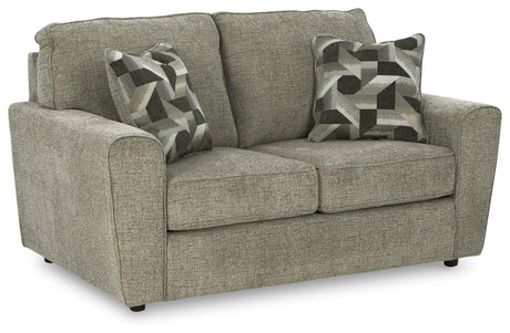 Signature Design by Ashley Cascilla Casual Loveseat, Light Gray Signature Design by Ashley