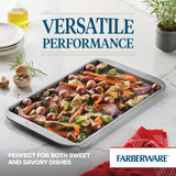 Farberware Nonstick Bakeware Set, Nonstick Cookie Sheets / Baking Sheets - 2 Piece, Gray Farberware