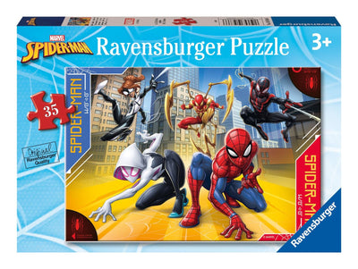 Ravensburger - Spiderman Puzzle, Collection 35 pieces, Puzzle for Children, Recommended Age 3+ Years
