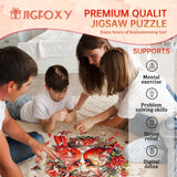 Jigfoxy Wooden Puzzles for Adults, Cardinal Wood Puzzles Adult, Unique Animal Shape Wooden Jigsaw Puzzles, Birthday Gifts for Puzzles Lovers Family Friend (L-13.3 * 13.3in-300 pcs) Jigfoxy