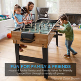 Best Choice Products 10-in-1 Combo Game Table Set w/Hockey, Foosball, Pool, Shuffleboard, Ping Pong, Checkers, Bowling, and Backgammon - Gray Best Choice Products
