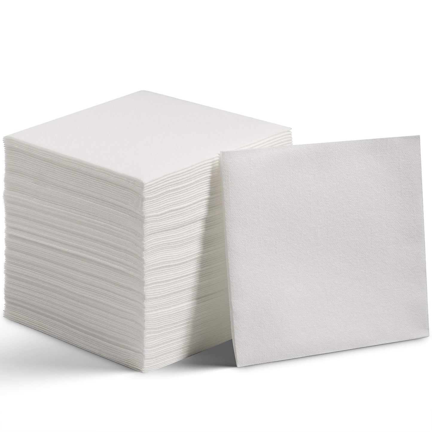 200 Linen-Feel Lunch Napkins - Disposable Cloth-Like Luncheon Paper Napkins - Soft and Absorbent Cloth-Like Napkins For Kitchen, Parties, Weddings, Dinners or Events (Pack of 200)