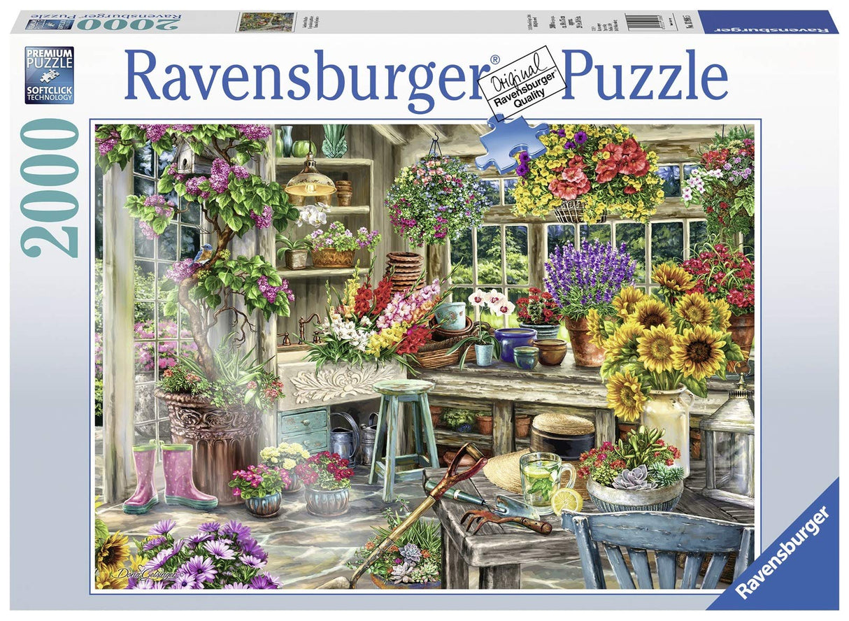 Ravensburger Gardener's Paradise 2000-Piece Puzzle - Designed for Adults | Unique Softclick Technology | Glare-Free Image | Unique Puzzle Piece Shape | Ideal Gift for Puzzle Enthusiasts Ravensburger