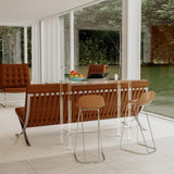 Sumerflos Clear Acrylic Counter Height Table - Versatile Rectangular High Top for Indoor & Outdoor Use Sumerflos