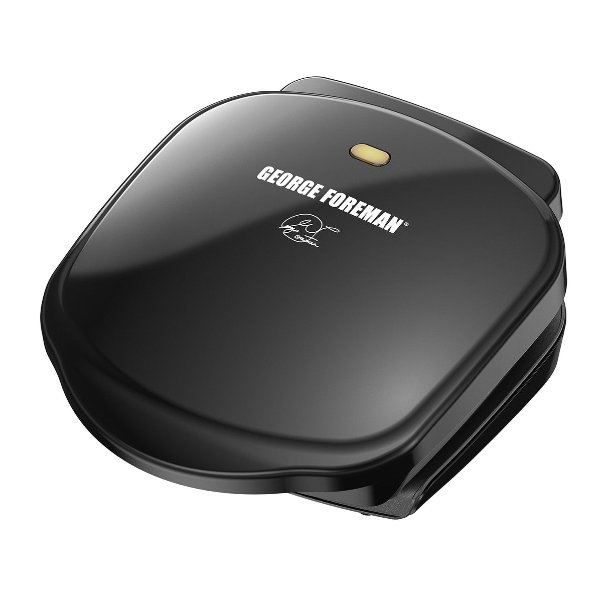 George Foreman 2-Serving Classic Plate Electric Indoor Grill and Panini Press, Black, GR10B George Foreman