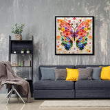 Butterfly Puzzles for Adults 1000 Pieces, Challenging Colorful Flower Butterflies Puzzles Puzzle with Paper Art, Difficult Animal Plant Jigsaw Puzzles for Adults PPuzzling