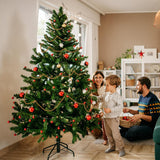 157 inch Christmas Wood Bead Garland,Gold Decorated with Christmas Tree Ornament,Farmhouse Bead Garland for Christmas Decoration Supplies Eerrhhaq