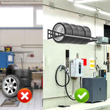 Foozet Tire Rack Wall Mount,Heavy Duty Adjustable 31"-56" Tire Storage Rack, Wheel Racks for Garage with Telescopic Rods, Hanging Garage. Foozet