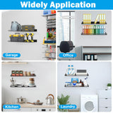 RedCall Heavy-Duty Wall Shelf, 2 Pack Garage Shelf, 23.5" x 12" Large Wall Mounted Shelves for Garage, Laundry Room, Closet, Holds Up to 75 Lbs RedCall