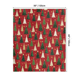 Horaldaily Christmas Flannel Blanket Throw, Christmas Red Tree Soft Fuzzy Plush Cozy Fleece Blankets for Couch Sofa Bed Lounging, Ideal Gifts for Kids Adults Wife Self, 50x60 Horaldaily