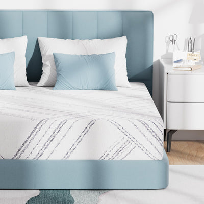 ZFHCBJ California King Mattress 10 Inch, Medium Firm Mattresses with Cooling Gel Memory Foam, Removable Washable Cover, Cal King Mattress in a Box, Pressure Relief, Upgraded Support, CertiPUR-US