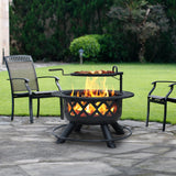 BALI OUTDOORS Fire Pit Outdoor Fire Pit for Wood Firepits for Outside Patio BALI OUTDOORS