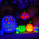 milo Fluorescent Acrylic Paint Set of 6 Colors | 4 oz Bottles | Student Neon Colors Acrylics Painting Pack | Made in the USA | Non-Toxic Art & Craft Paints for Artists, Kids, & Hobby Painters milo