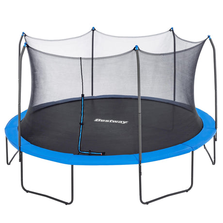 Bestway Xtreme Air 15 FT Outdoor Trampoline for Kids and Adults, No-Gap Security Enclosure Net, Foam-Padded Poles, Fast & Easy Assembly, ASTM Approved Bestway