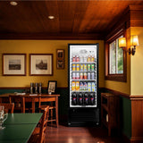 BODEGACOOLER Beverage Refrigerator and Cooler, 10.2 Cu.Ft Commercial Beverage Refrigerator, Commercial Merchandiser Refrigerator For Drinks, Commercial Display Refrigerator with Glass Door Fridge. BODEGA