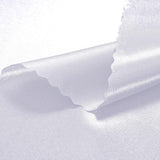 VACVELT 12 Pack White Satin Napkins 12x12 Inch Wedding Napkins, Scalloped Elegant Dinner Napkins Square Table Napkins Decor, Silky Satin Cloth Napkins for Restaurant Banquet Graduation Party VACVELT