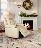 GarveeHome Power Lift Recliner Chair - Heat and Massage, Adjustable Back and Legs, PU Leather Electric Lift Chair Designed for The Elderly and People with Mobility impaired GarveeHome