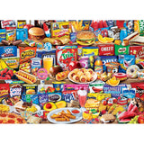 MasterPieces - 1000 Piece Jigsaw Puzzle, Kids Favorite Foods, Fun for Adults, Family, Kids, Non-Glare Finish, 19.25" x 26.75" Masterpieces