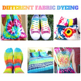 12 Colors Tie Dye Kit, Tie Dye Set for Kids, Pre-Filled Tye Dye Bottles, Non Toxic Permanent Fabric Dye Art Set, Easy DIY Fabric Art - Create Fun WINSONS