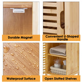 SDHYL Bathroom Cabinet, Bathroom Storage Floor Standing Cabinet with Shutter Door (Small) SDHYL