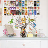 12 PCS Diamond Painting Keychains Kit Animals Diamond Art Ornaments Double Sided 5D Diamonds Key Rings DIY Diamonds Pendants for Beginners Birthday Crafting Home Party Decor Augisteen