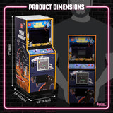 Numskull Quarter Arcades Space Invaders Collector's Edition Mini Arcade - 1/4 Scale Authentic Wooden Replica, Original ROM, Rechargeable Battery & 3W Speakers for Retro Enthusiasts quarter arcades