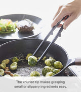 Yamazaki Home Silicone Kitchen Tongs, Silicone, No Assembly Req., Black YAMAZAKI