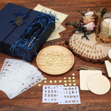 Lothee 136 Pieces Wood Burning Kit Wood Burning Tools Set Wood Burner Tips Adjustable Temperature Pen Stencils with Wood Chips for Wood Burner DIY Embossing Carving Crafts Lothee