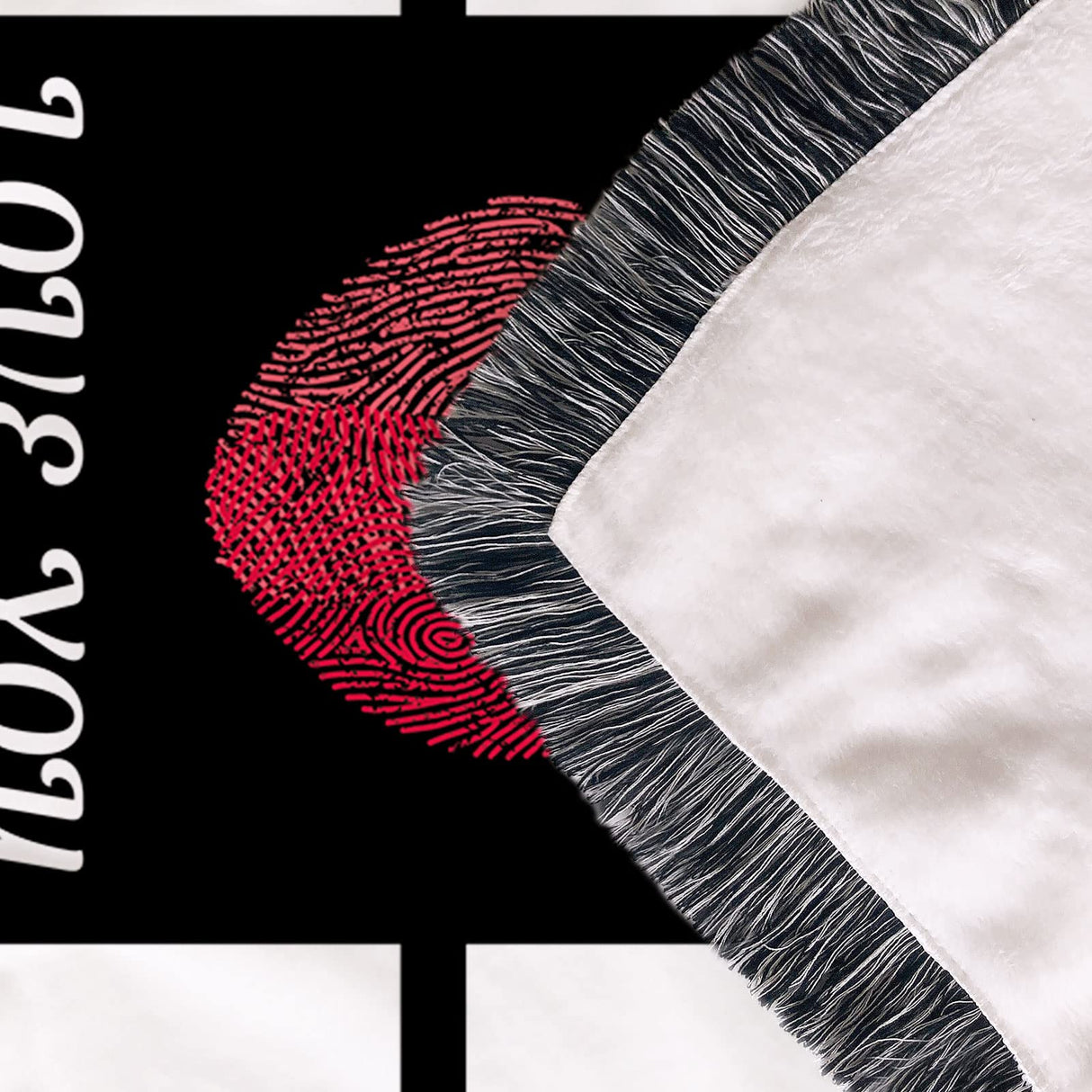 Yunhuy Sublimation Blanks Throw Blanket 1/9/15/20 Printable Panels,Super Soft 330GSM Flannel Plush Sublimation Custom Personalised Photo Blanket (I Love You 10 Panels, 50'' x 40'') Yunhuy