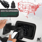 EV Plus Tesla Supercharger to CCS1 Adapter - 500A 1000V Fast Charging | NACS to CCS Converter for Mercedes, Ford, GM, Rivian, Nissan, Volvo and More EVs EV Plus