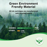 LC401XL Ink Cartridges for Brother Printer High Yield Replacement for Brother LC401 XL Ink Cartridges Work with Brother MFC-J1010DW MFC-J1012DW MFC-J1170DW Printer (4 Pack，Black Cyan Magenta Yellow) Anemec