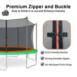 Jump Tastic Trampoline 12Ft Trampoline Net Replacement, Round Safty UV-Resistant Weather-Resitant Breathable Durable Trampoline Net Replacement Enclosures(Not Include Poles) Jump Tastic Trampoline