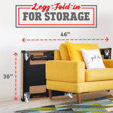 SereneLife 4 in 1 Multi Game Table, 4’x2’ Folding Portable Sports Arcade Games with Accessories, Ping Pong, Air Hockey, Pool Billiards, and Shuffleboard, for Indoor, Outdoor, All Ages SereneLife