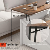 PUKAMI Lift Top Coffee Table with Storage, 31.5" Farmhouse Coffee Table for Living Room, Square Coffee Tables with Large Hidden Storage and Sliding Barn Doors, White PUKAMI