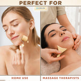 COZLOW Wood Therapy Facial Massage Tools (7 Piece Set), Gua Sha Wooden Face Massager Kit for Face Lifting, Lymphatic Drainage, Skin Care & Anti-Aging COZLOW