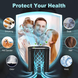 HPA300 HEPA Filter Replacement for Honeywell HPA300 Series Air Purifiers HPA300, HPA300VP, HPA304, HPA3300, Replace HRF-R3 (3 Ture HEPA R Replacement Filter + 4 Activated Carbon Pre-Filter) by Funmit Funmit