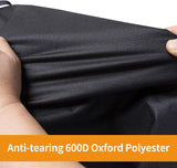 iCOVER Grill Cover- 82 Inch 600D Heavy-Duty Water Proof Patio Outdoor Black Canvas Oversize BBQ Barbecue Smoker Grills Covers G21607 for Weber Char-Broil Brinkmann Holland Napoleon JennAir i COVER