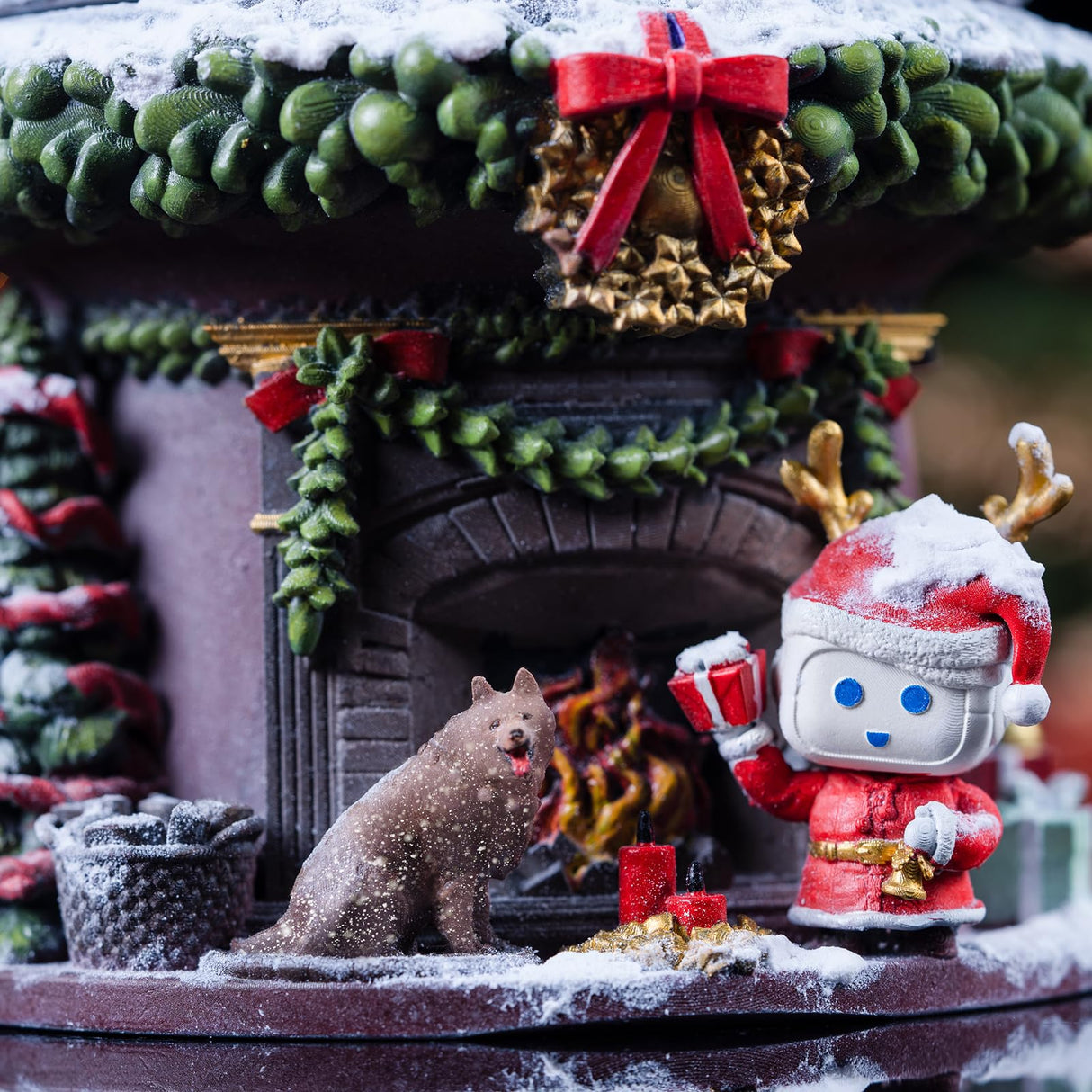 ANYCUBIC Upgraded Water Washable 3D Printer Resin, 405nm High Precision 3D Resin, Low Shrinkage Photopolymer Resin for 4K/8K/12K Capable LCD DLP Resin 3D Printer Printing (Grey, 1000g) ANYCUBIC