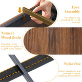 AMERLIFE Full Size Farmhouse Bed Frame with 4 Drawers, Wooden Storage Bed Frame with Headboard and Heavy Duty Metal Slats, Noisy Free, Easy Assemble, Rusric Brown AMERLIFE